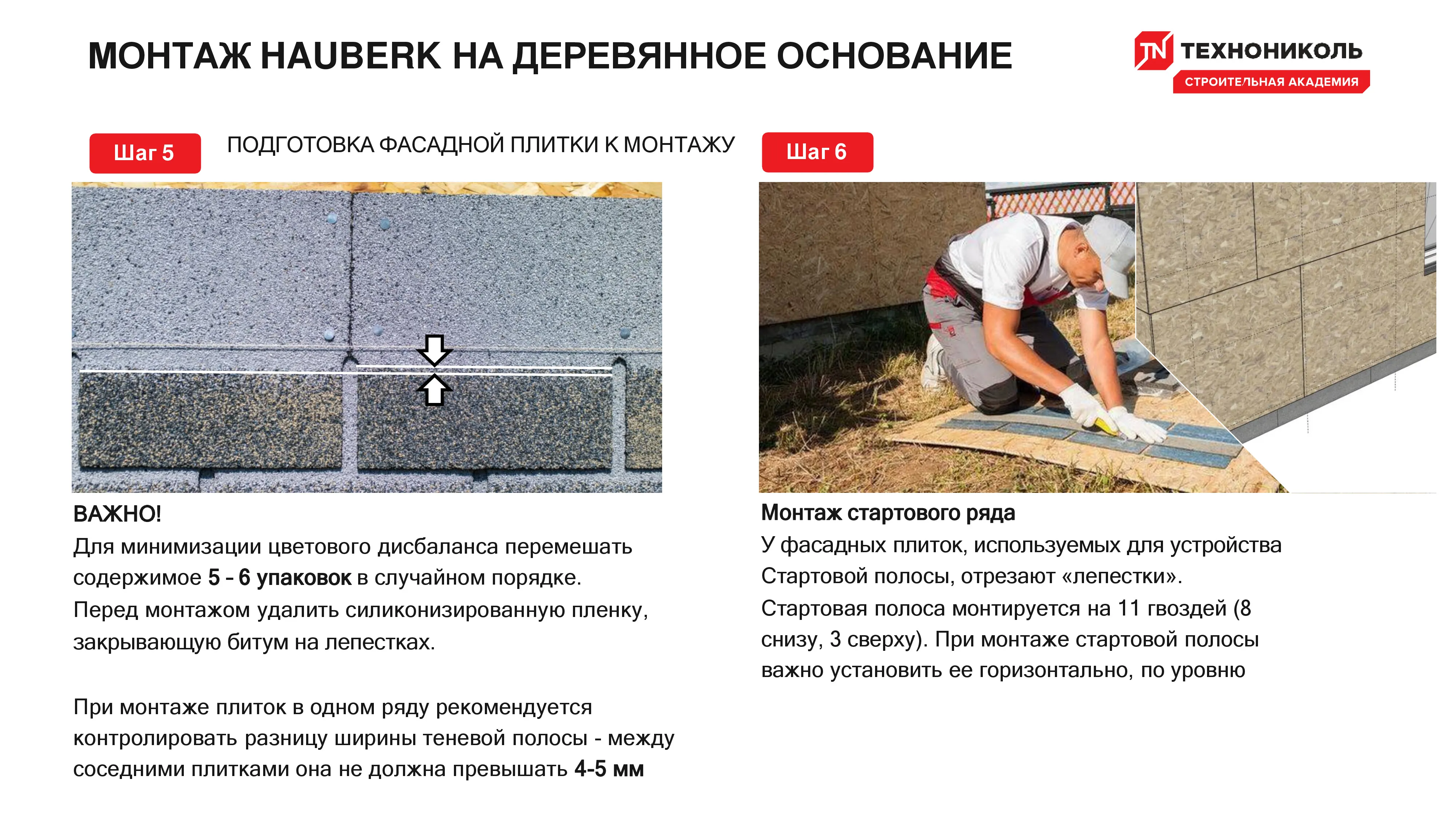 Фасадная плитка HAUBERK (Хауберк) ТЕХНОНИКОЛЬ: особенности и области применения