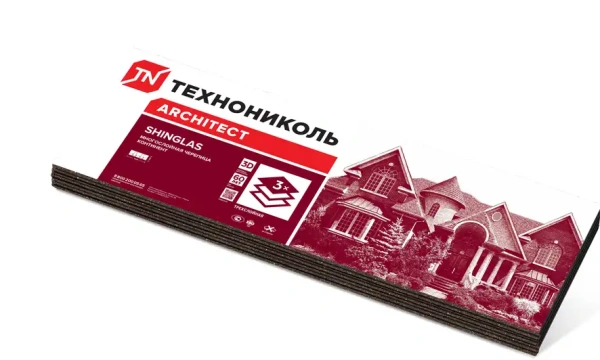 Континент Технониколь Shinglas (Шинглас), гибкая битумная черепица, 1.5 м2