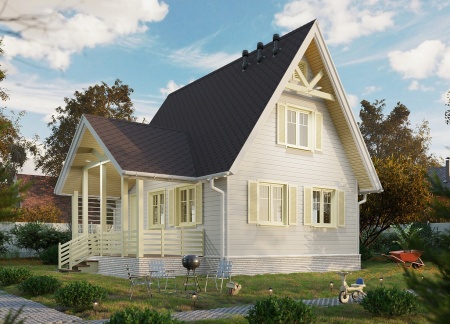 Брус D6S Premium Пастель ПЛОМБИР Docke (Премиум Деке), сайдинг, шт