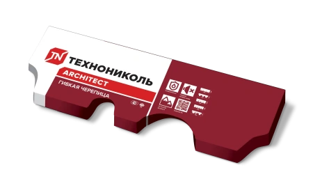 Оптима Аккорд Технониколь Shinglas (Шинглас), гибкая битумная черепица, 3 м2