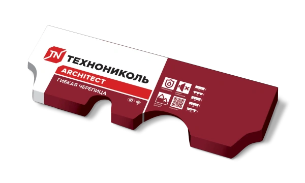 Финская Аккорд Технониколь Shinglas (Шинглас), гибкая битумная черепица, 3 м2